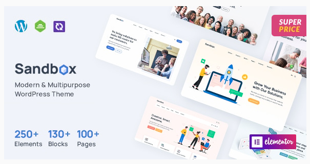Resource 'Sandbox - Modern & Multipurpose WordPress Theme'
